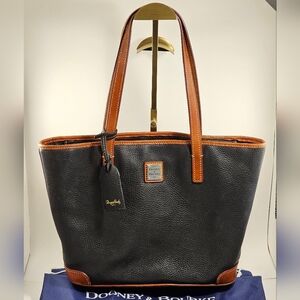 Dooney & Bourke Charleston Shoulder Strap Purse w/ Matching Wallet Set in Black